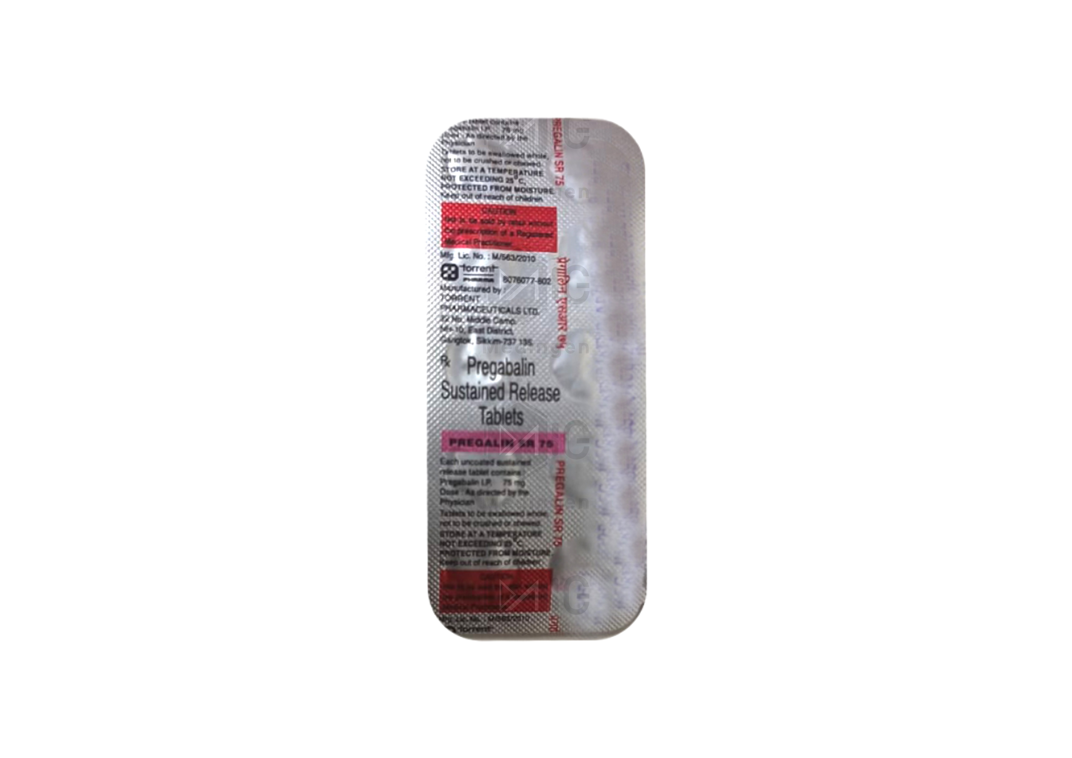 PREGALIN SR 75